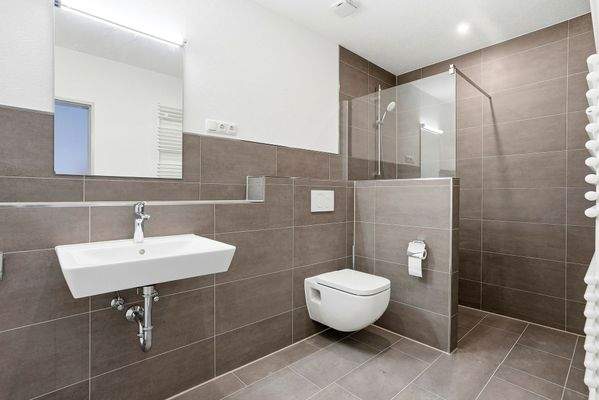 Badezimmer, Erdgeschosswohnung