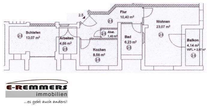 Grundriss 2-5 Obergeschoss