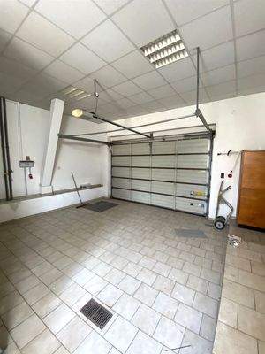 Blick auf das Rolltor