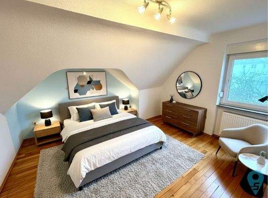 KI-optimiert - Innenansicht|Schlafzimmer 1 DG