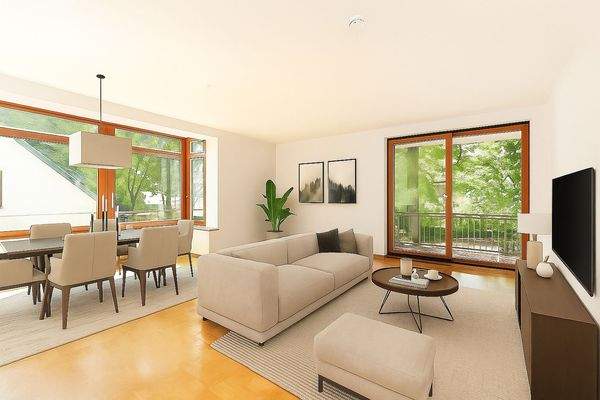 Wohn-und Essbereich Visualisierung 