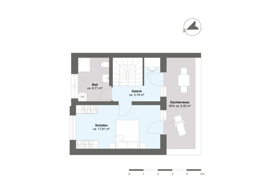 GRUNDRISS Staffelgeschoss