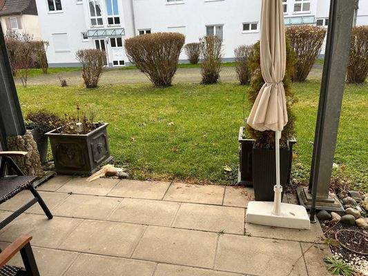 Ausblick von der Terrasse