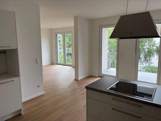 Blick zum Wohnzimmer