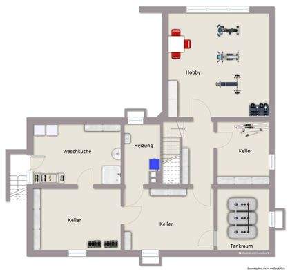 Kellergeschoss Haus 1