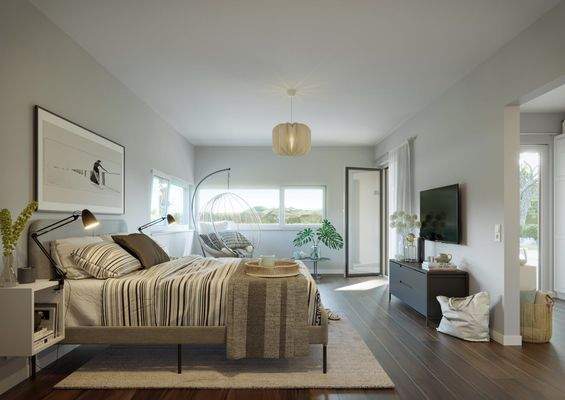 Modernes Schlafzimmer-Paradies