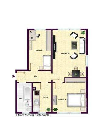 3 Raum rechts ohne Balkon