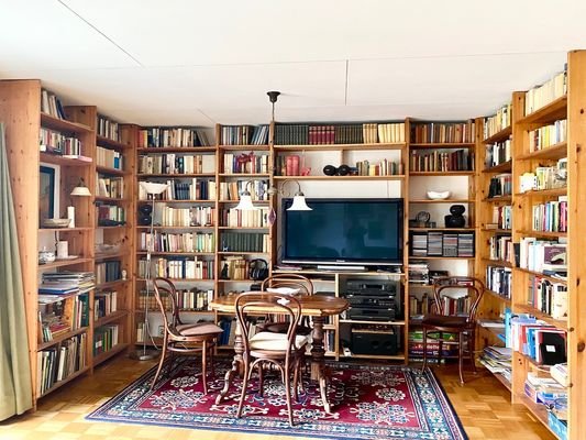 Wohnzimmerbibliothek