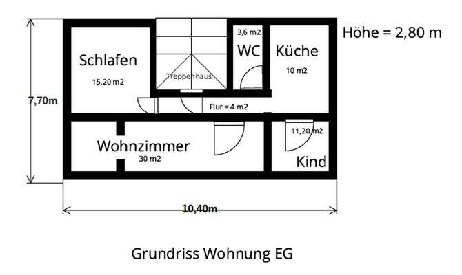 Grundriss WHG im EG und OG 