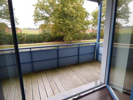 Balkon in Südausrichtung