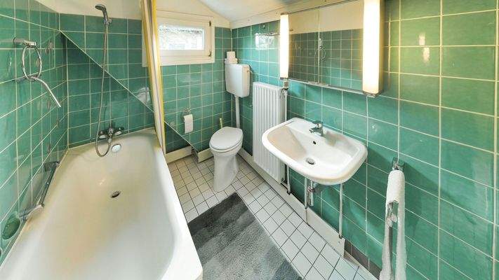 Badezimmer im Obergeschoss