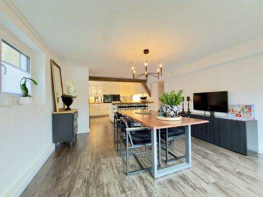 Wohnküche im Untergeschoss