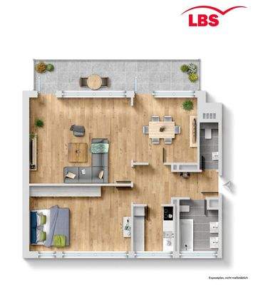 Grundriss - nicht maßstabsgetreu