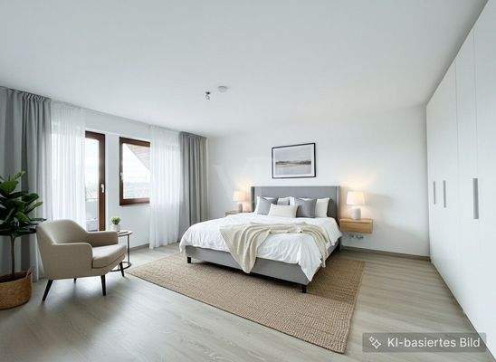 Schlafzimmer OG KI möbliert