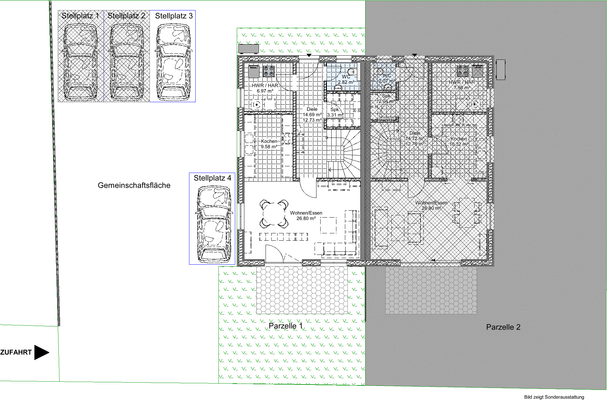Grundriss EG Westseite