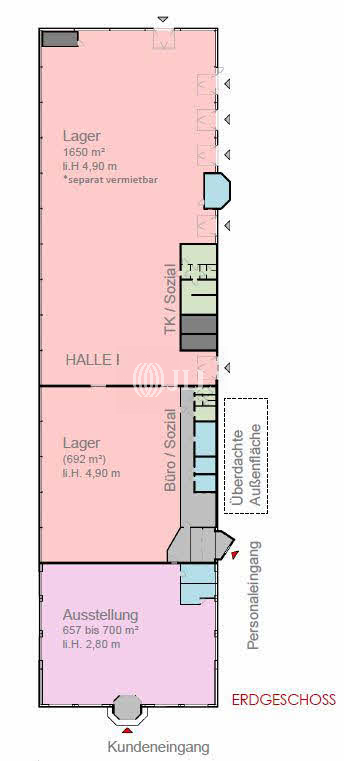 Halle (Saale) Halle, Halle (Saale) Hallenfläche