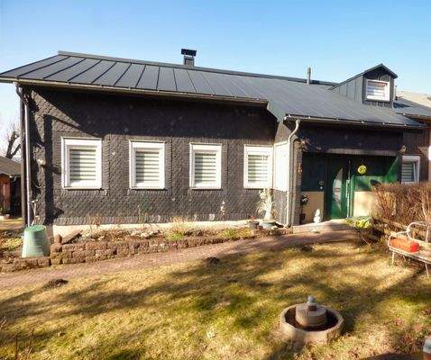 rückwärtige Ansicht mit Hauseingang