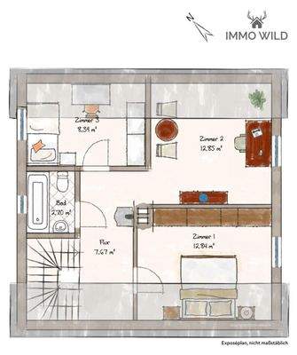 GRUNDRISS DACHGESCHOSS