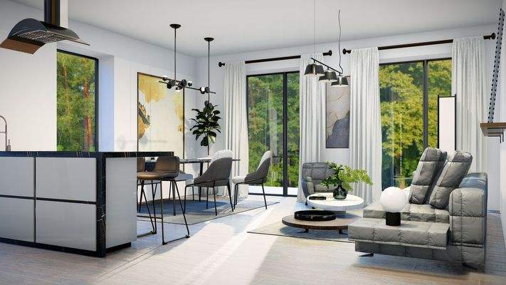 Beispiel offener Wohnbereich