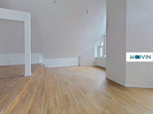 Ansicht III: Offener Wohn - und Essbereich