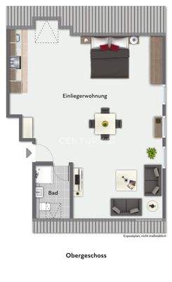Grundriss Idee / Einraumwohnung
