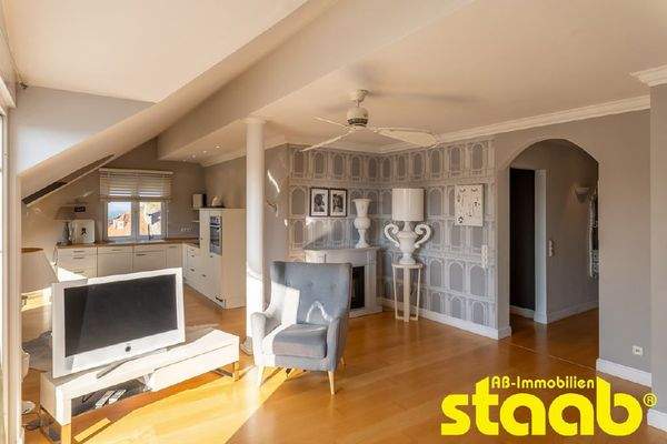 Harmonische Verbindung zwischen Ess-/Wohnzimmer