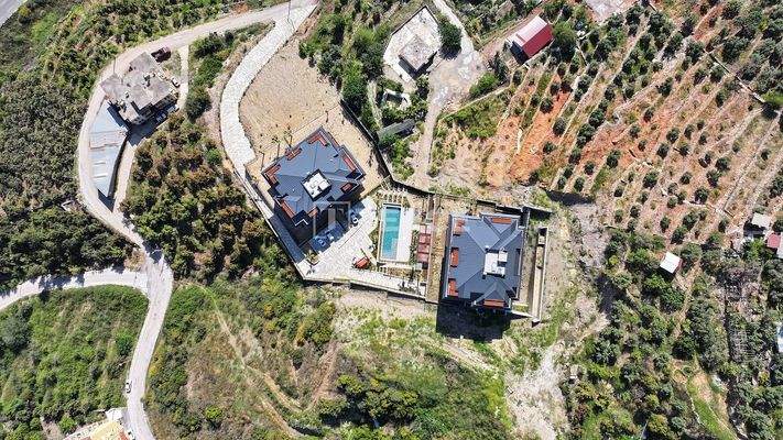 Stylish-Design Apartments in Alanya Cikcilli in Nature