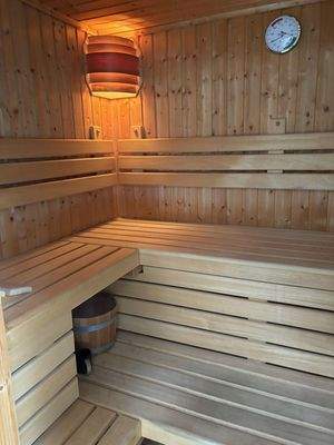 Sauna im Garten