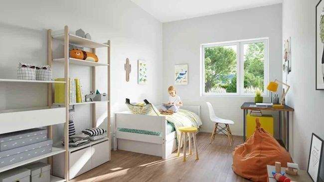 Kinderzimmer im OG (Muster)