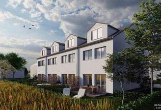 Ruhige Terrasse mit Sichtschutz