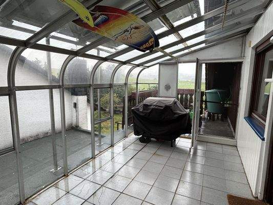 Wintergarten auf der Terrasse am DG