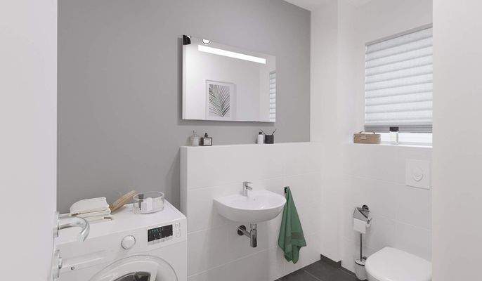 Das separate WC steht für Ihre Gäste zur Verfügung