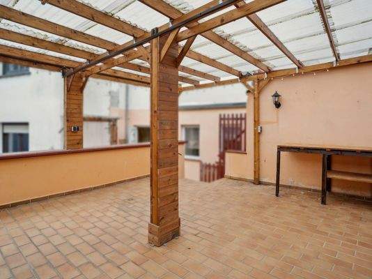 Überdachte Terrasse