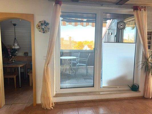 Zugang zur Dachterrasse