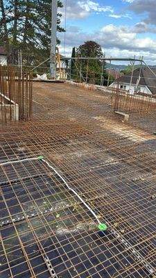 Der Bau hat begonnen Schweinheim