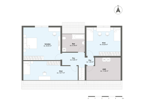 GRUNDRISS 2. OBERGESCHOSS