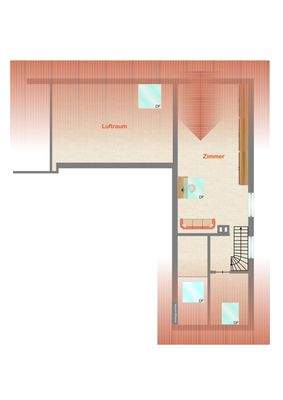 Grundriss DG Galerie