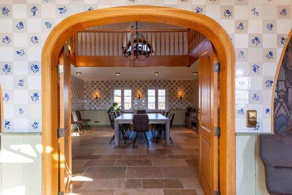 vom Flur / Garten aus blickend