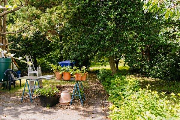 Garten vor dem Gartenhaus