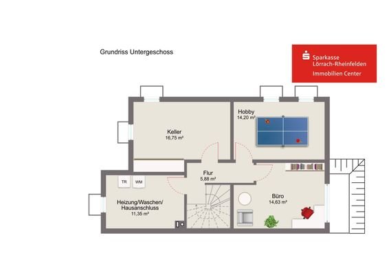 Grundriss Untergeschoss