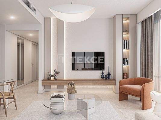 Apartments Close to the Sea in a Gated Complex in Çeşme