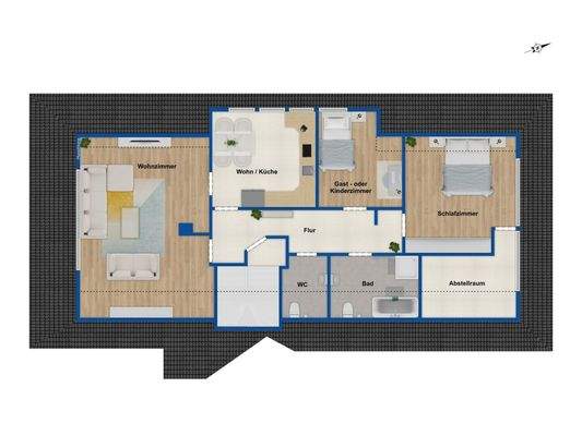 Grundriss Dachgeschoss