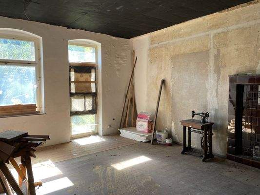 Wohnzimmer 2 mit Balkon Villa Nr. 7