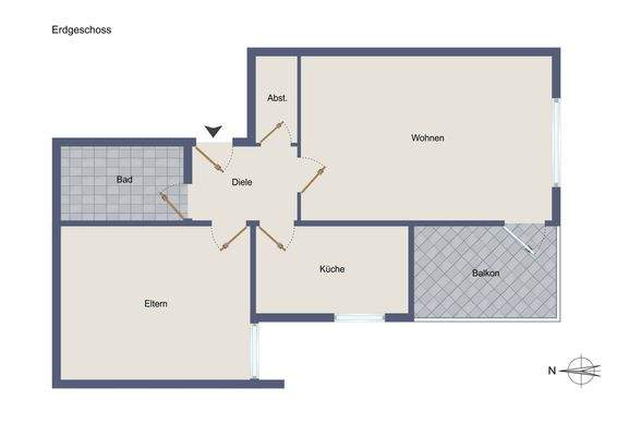 Grundriss-Illustration