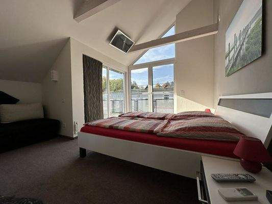 Schlafzimmer I im Dachgeschoss