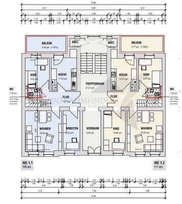 Grundriss Entwurf Erdgeschoss