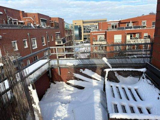 Ansicht IV: Dachterrasse