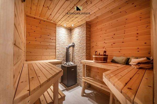 ...und danach in die Sauna...