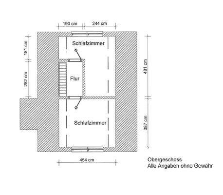 Grundriss Obergeschoss