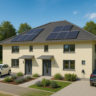 Vorschlag für ein Doppelhaus!